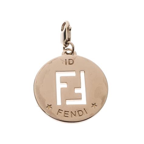 bijenkorf amsterdam fendi id pendant|Fendi Identification Gold Tone Pendant Charm .